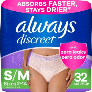 Always Discreet Adult Incontinence Underwear for W… Always Discreet Adult Incontinence Underwear for W…