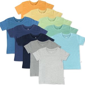 HonestBaby 10-Pack Short Sleeve T-Shirts 100% Orga… HonestBaby 10-Pack Short Sleeve T-Shirts 100% Orga…