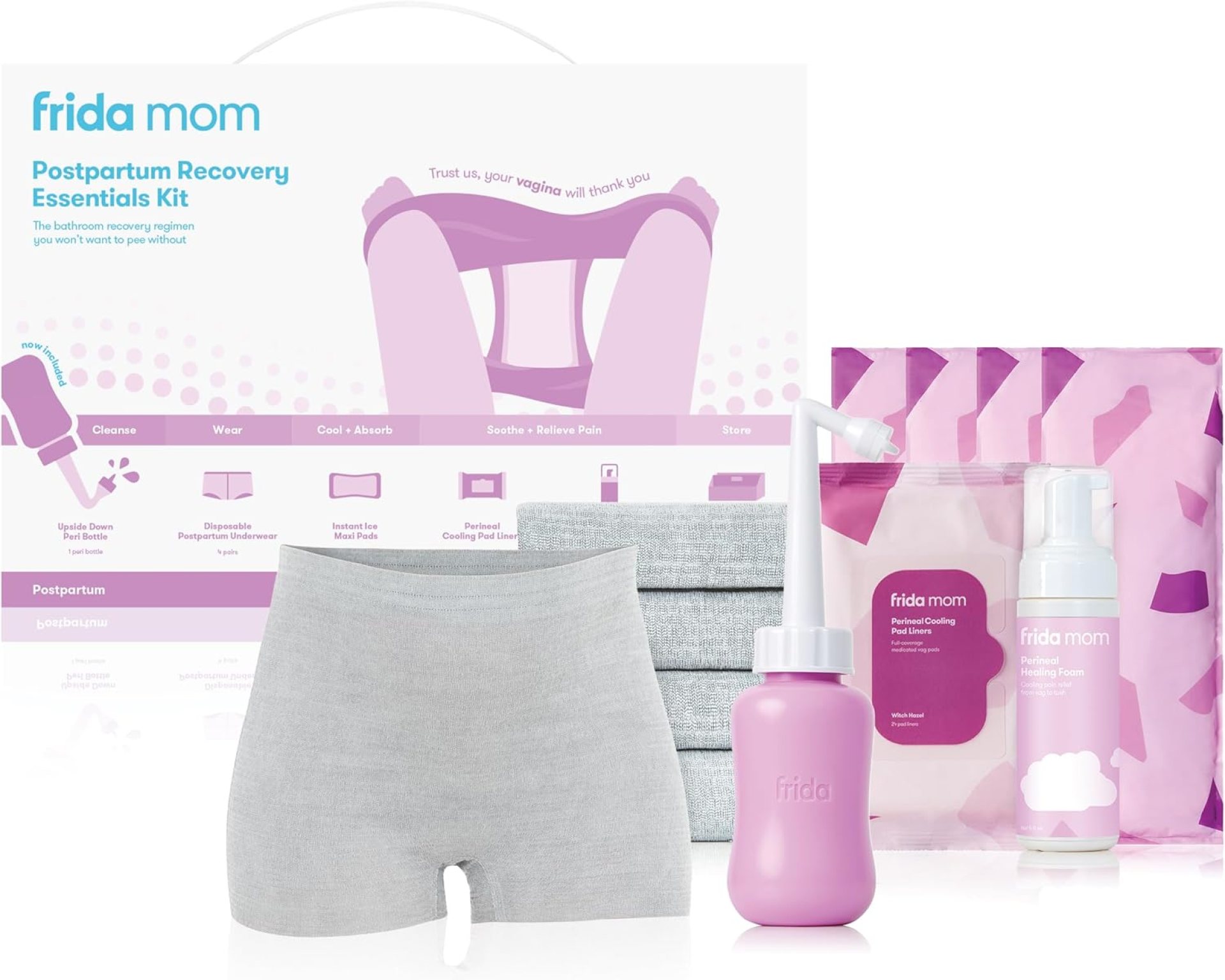 Frida Mom 11pc Postpartum Essentials Kit Gift Set,… Frida Mom 11pc Postpartum Essentials Kit Gift Set,…