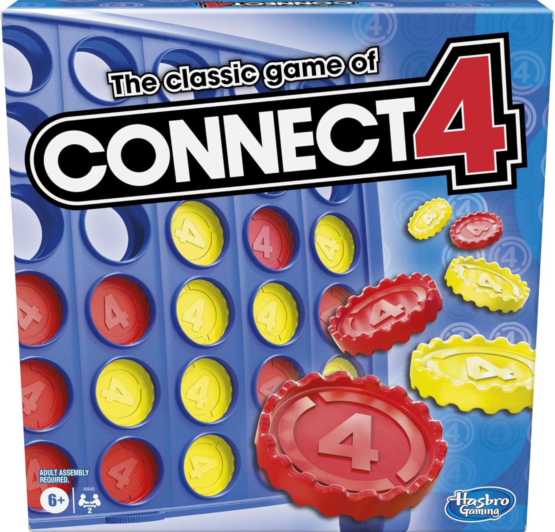 Hasbro Gaming Connect 4 Classic Grid,4 in a Row Ga… Hasbro Gaming Connect 4 Classic Grid,4 in a Row Ga…