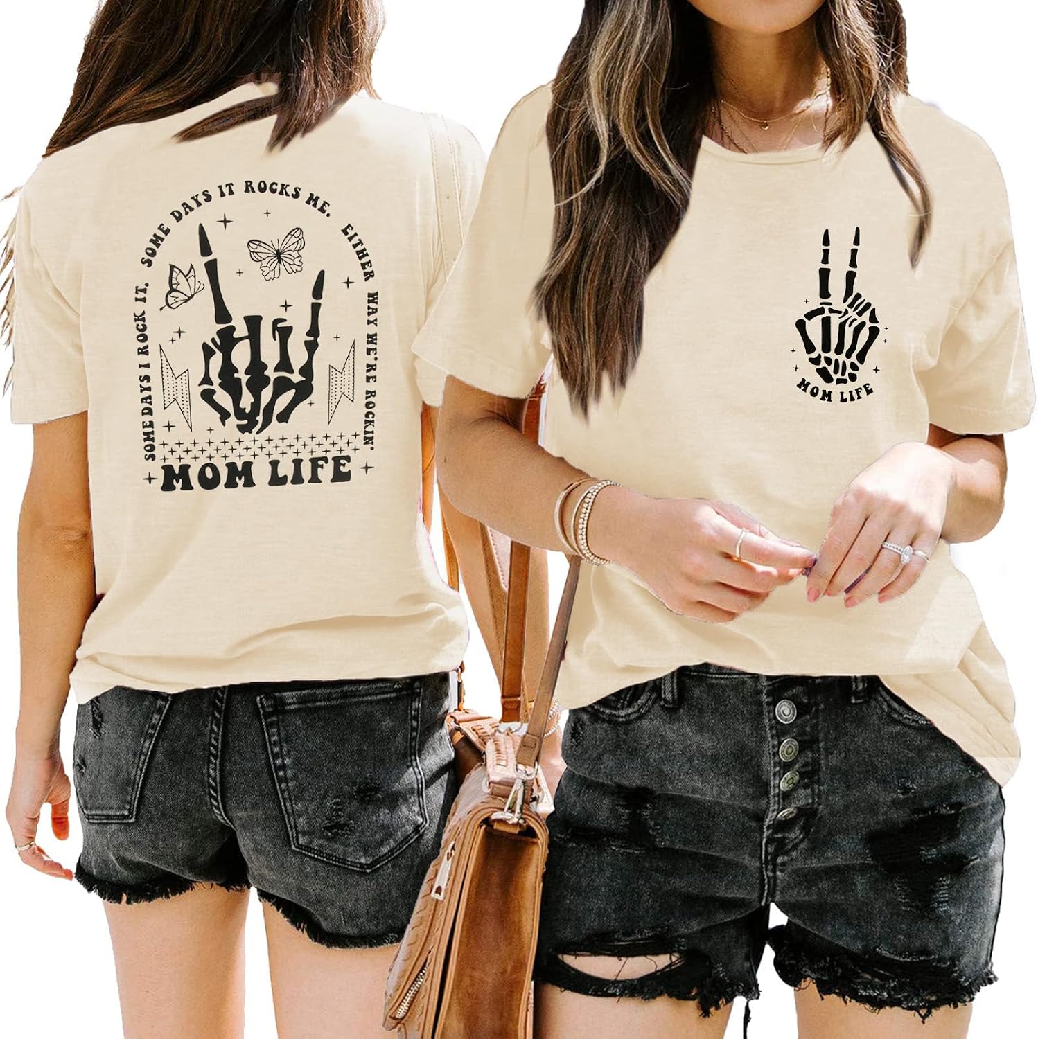 Mama Shirts Mom Life T-Shirts Women Some Days I Ro… Mama Shirts Mom Life T-Shirts Women Some Days I Ro…