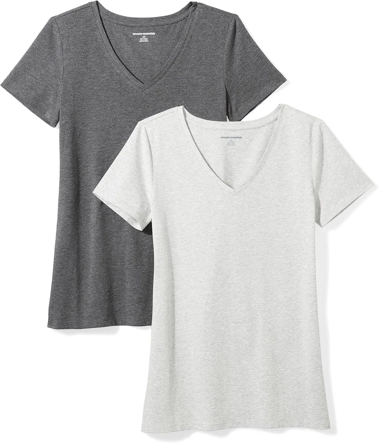 Amazon Essentials Women’s Regular-Fit Short-Sleeve… Amazon Essentials Women’s Regular-Fit Short-Sleeve…