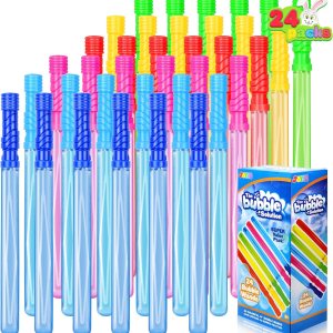 JOYIN 24 Pack 14.6’’ Big Bubble Wands Bulk (2 Doze… JOYIN 24 Pack 14.6’’ Big Bubble Wands Bulk (2 Doze…