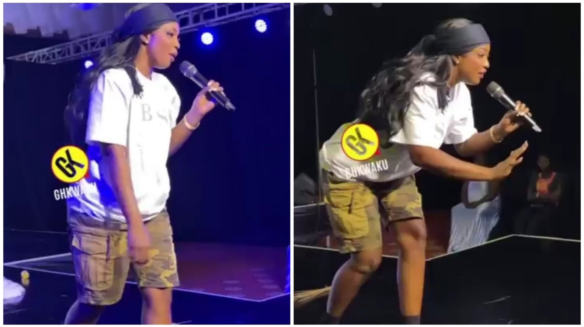 Contestant performs sarkodie “Otan’ at the Miss Health Ghana Contestant performs sarkodie “Otan’ at the Miss Health Ghana