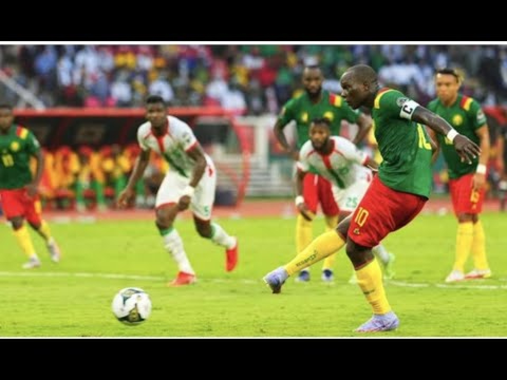 Afcon 2021-2022 || Cameroon beat Burkina Faso 2-1 || Vinncent Aboubakar scored 2 Goals for Cameron. Afcon 2021-2022 || Cameroon beat Burkina Faso 2-1 || Vinncent Aboubakar scored 2 Goals for Cameron.