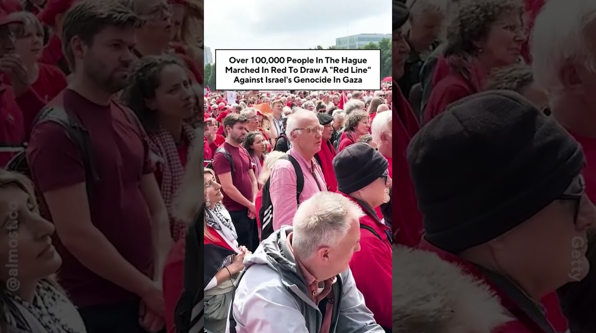 Over 100,000 People In The Hague Marched To Draw A “Red Line” Against Israel’s Genocide In Gaza Over 100,000 People In The Hague Marched To Draw A “Red Line” Against Israel’s Genocide In Gaza