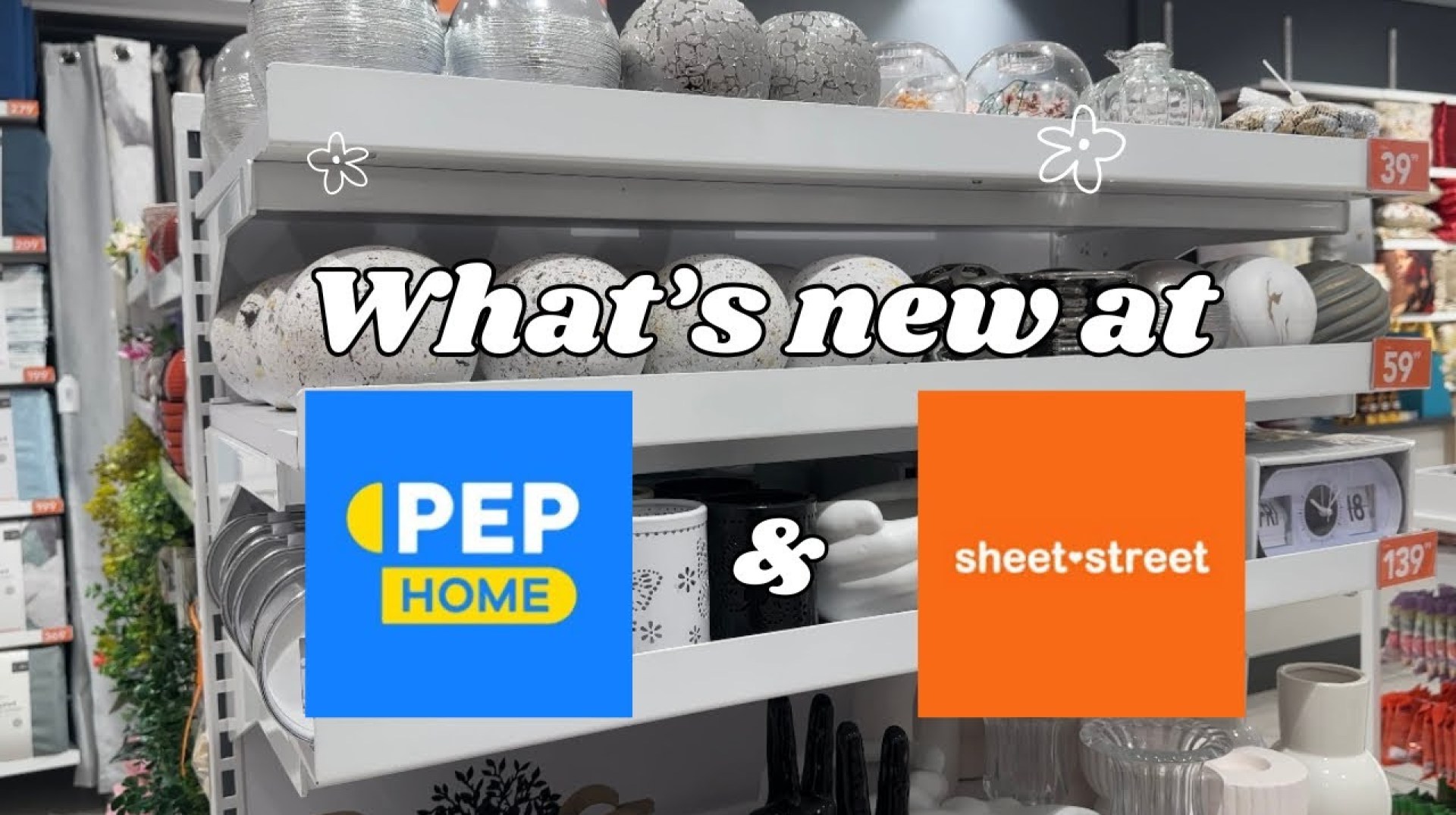 What’s new at Pep Home and Sheet Street | Homeware | Decor | South African Youtuber What’s new at Pep Home and Sheet Street | Homeware | Decor | South African Youtuber