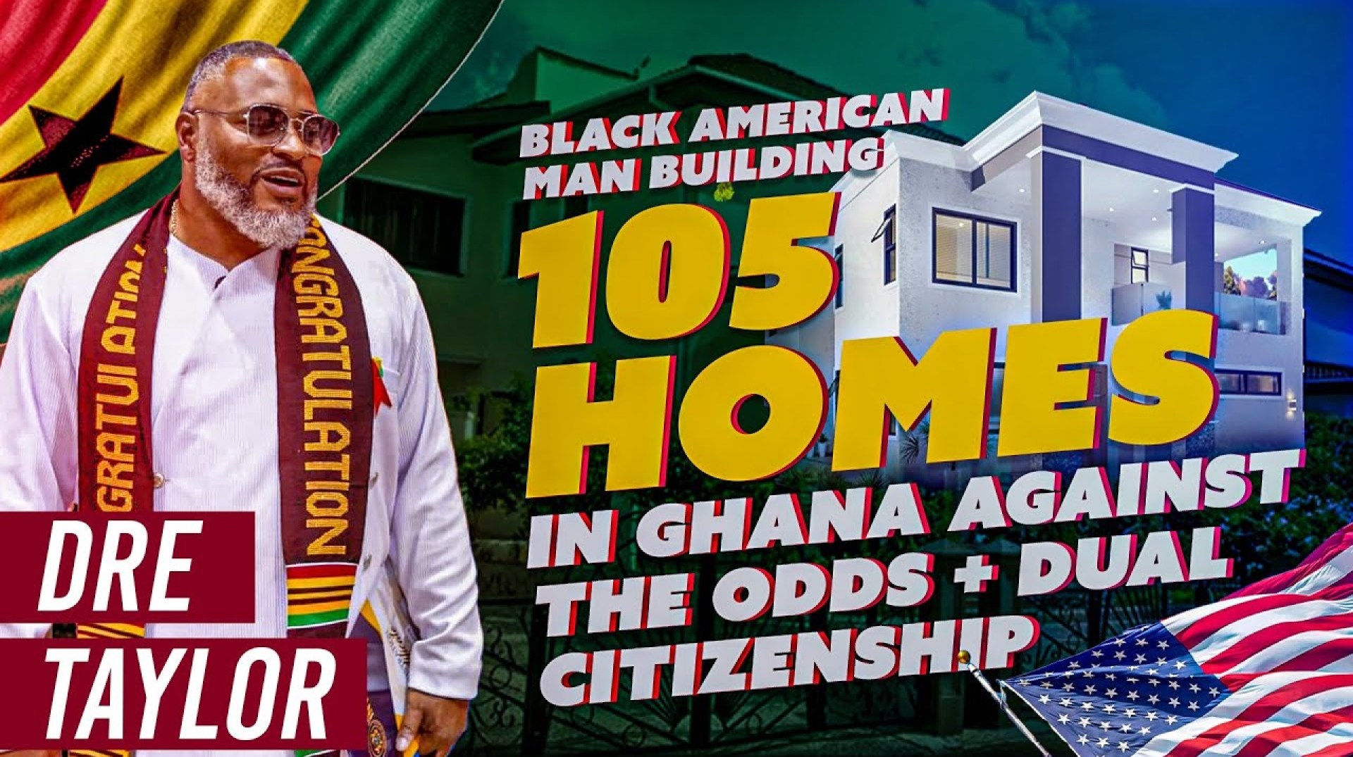 Dre Taylor – The Black American Man Building 105 Homes In Ghana Against The Odds + Dual Citizenship Dre Taylor – The Black American Man Building 105 Homes In Ghana Against The Odds + Dual Citizenship