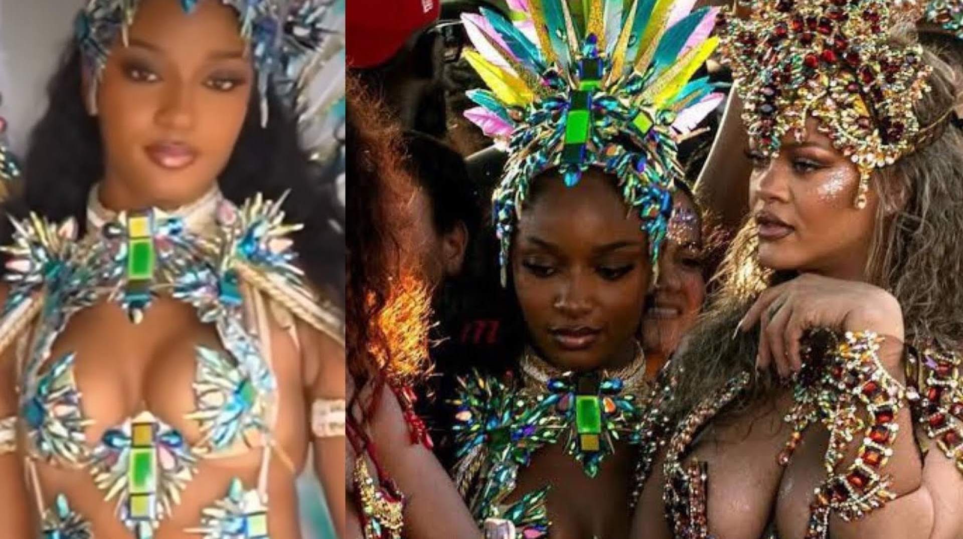 Ayra Starr’s Clothes At Barbados Carnival With Rihanna. Ayra Starr’s Clothes At Barbados Carnival With Rihanna.