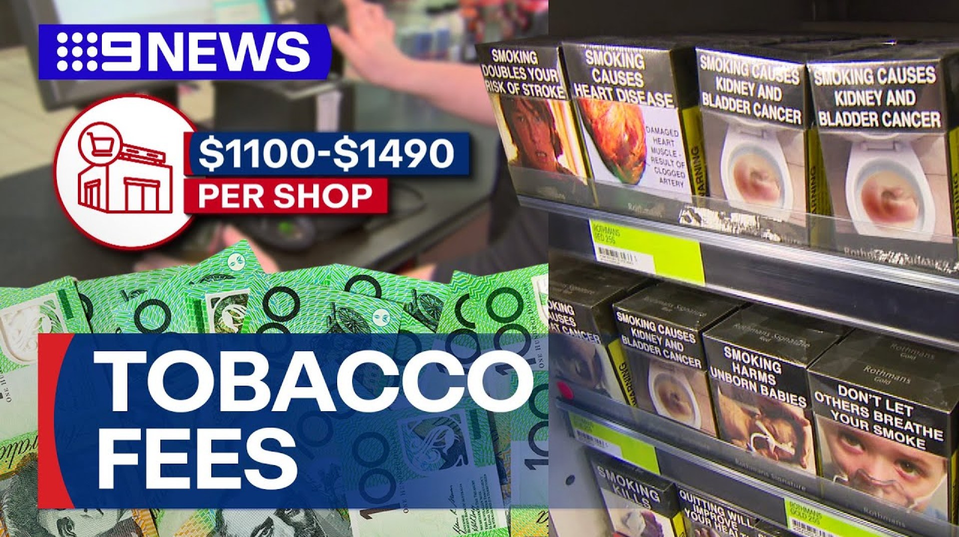Looming tobacco selling fees for Victorian businesses | 9 News Australia Looming tobacco selling fees for Victorian businesses | 9 News Australia