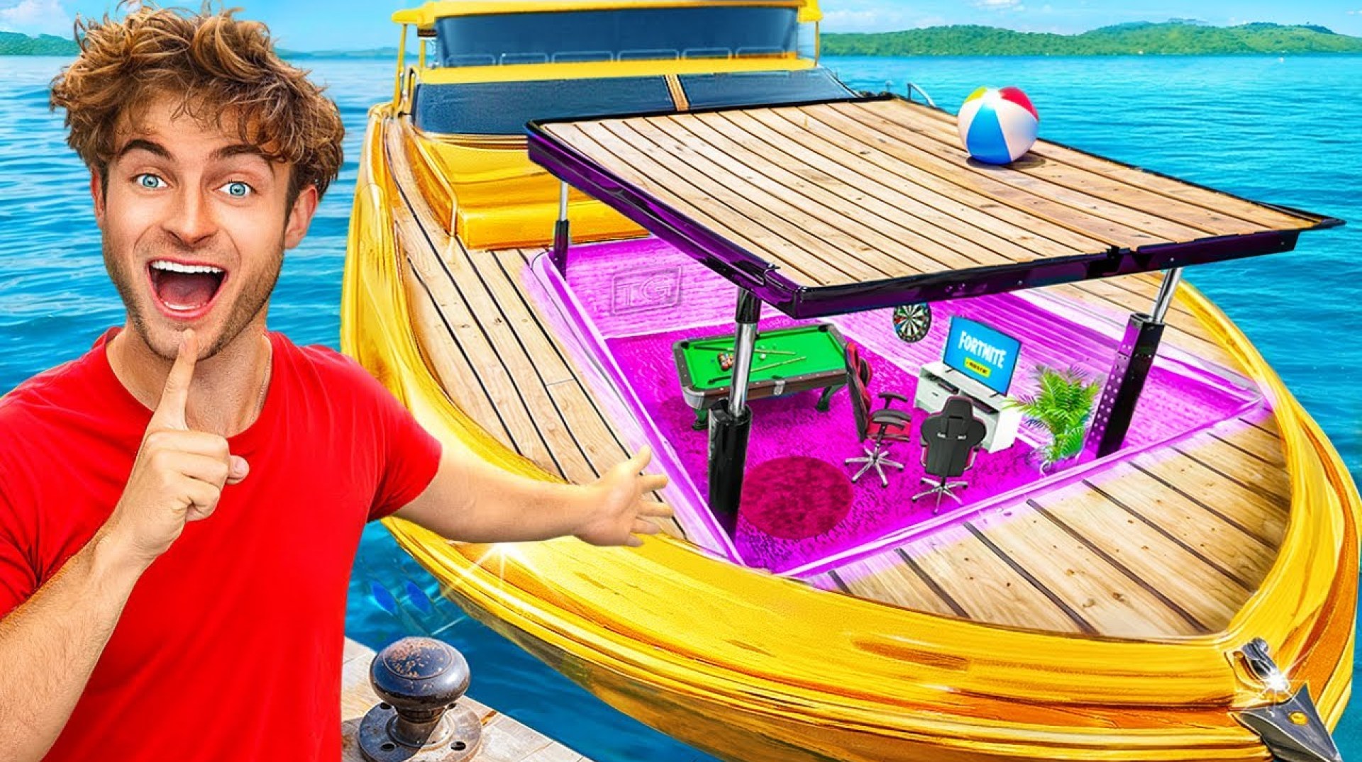 I Built a SECRET Room On A ,000,000 Yacht! I Built a SECRET Room On A ,000,000 Yacht!