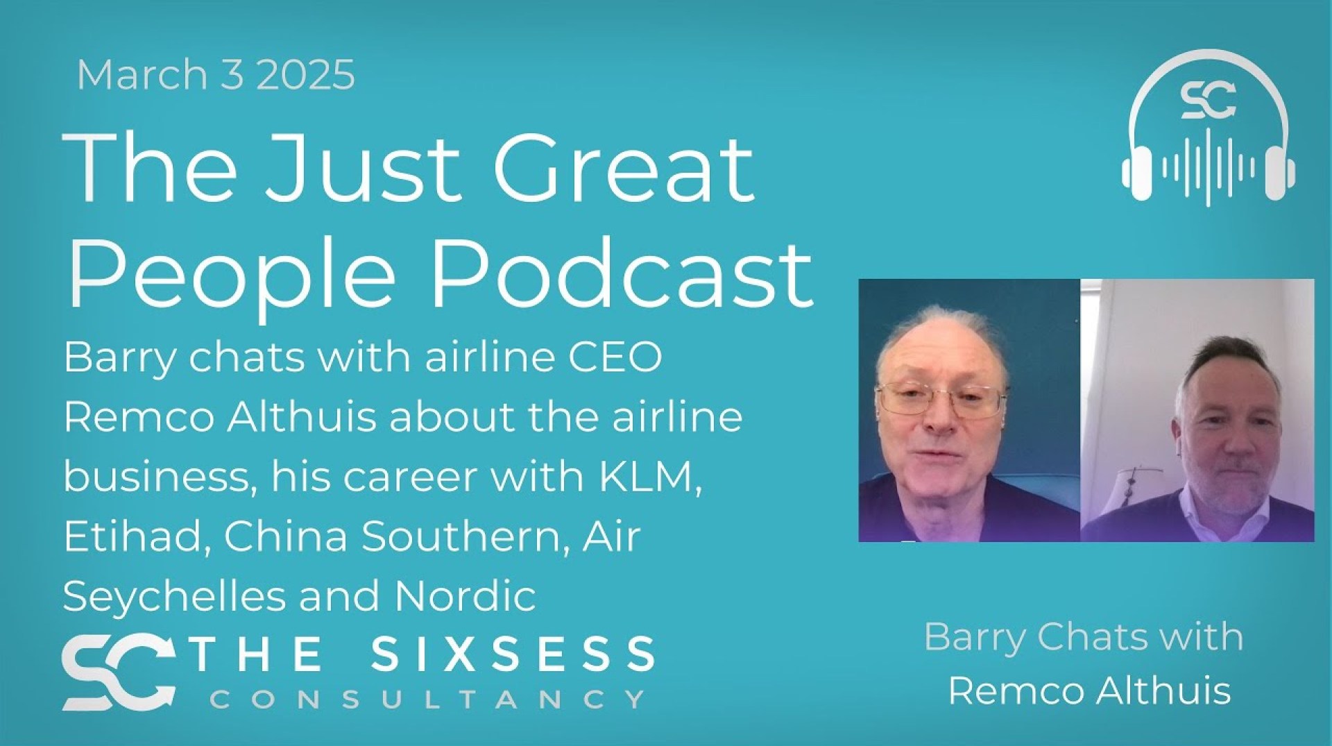 Airline CEO Remco Althuis on the airline business, KLM, Etihad, China Southern & Air Seychelles Airline CEO Remco Althuis on the airline business, KLM, Etihad, China Southern & Air Seychelles