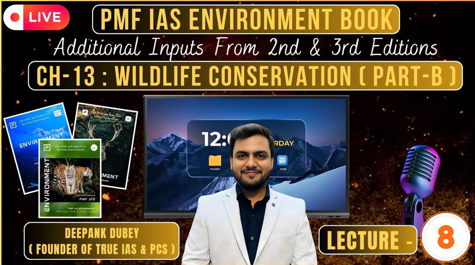 PMF IAS | Ecology & Environment | Chapter-13 ( Part-8 ) | Wildlife Conservation – Part-B | True IAS PMF IAS | Ecology & Environment | Chapter-13 ( Part-8 ) | Wildlife Conservation – Part-B | True IAS