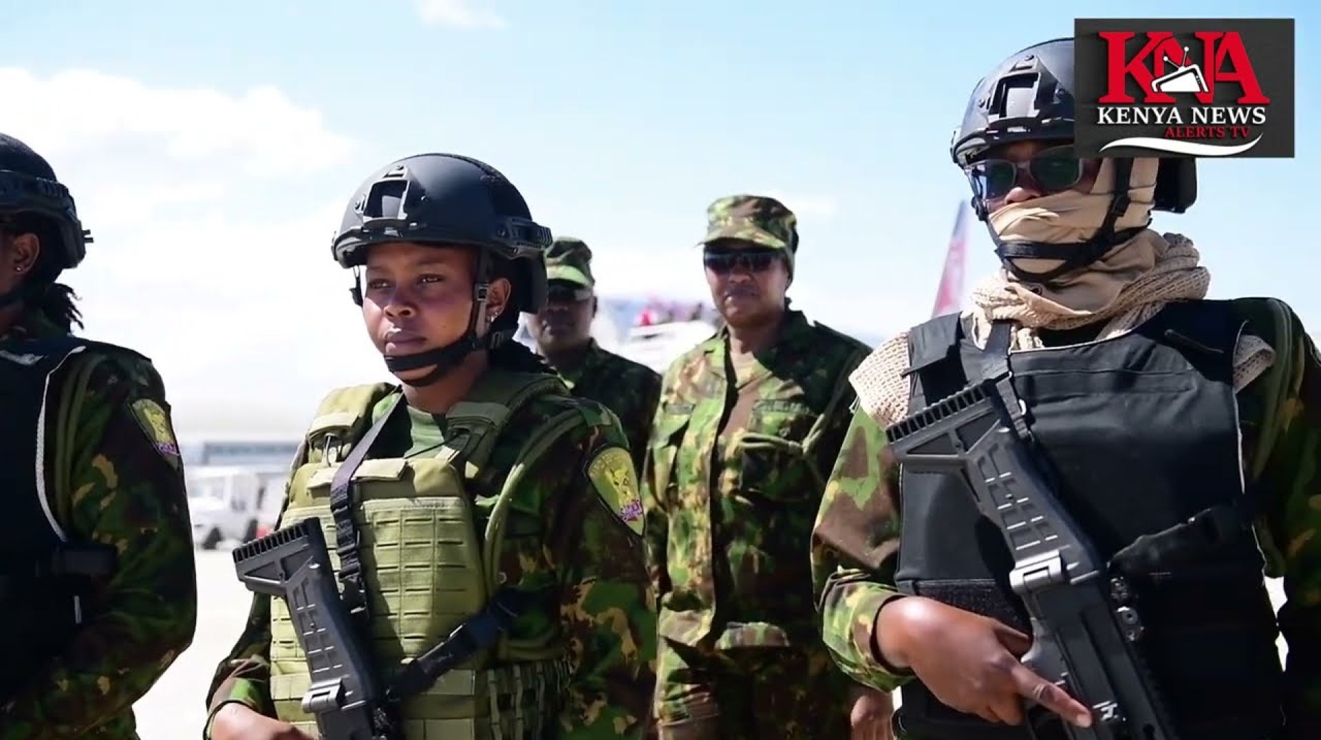 SEE HOW KENYA'S ALL FEMALE SWAT TEAM ARRIVED IN HAITI FOR PEACE KEEPING MISSION! SEE HOW KENYA'S ALL FEMALE SWAT TEAM ARRIVED IN HAITI FOR PEACE KEEPING MISSION!