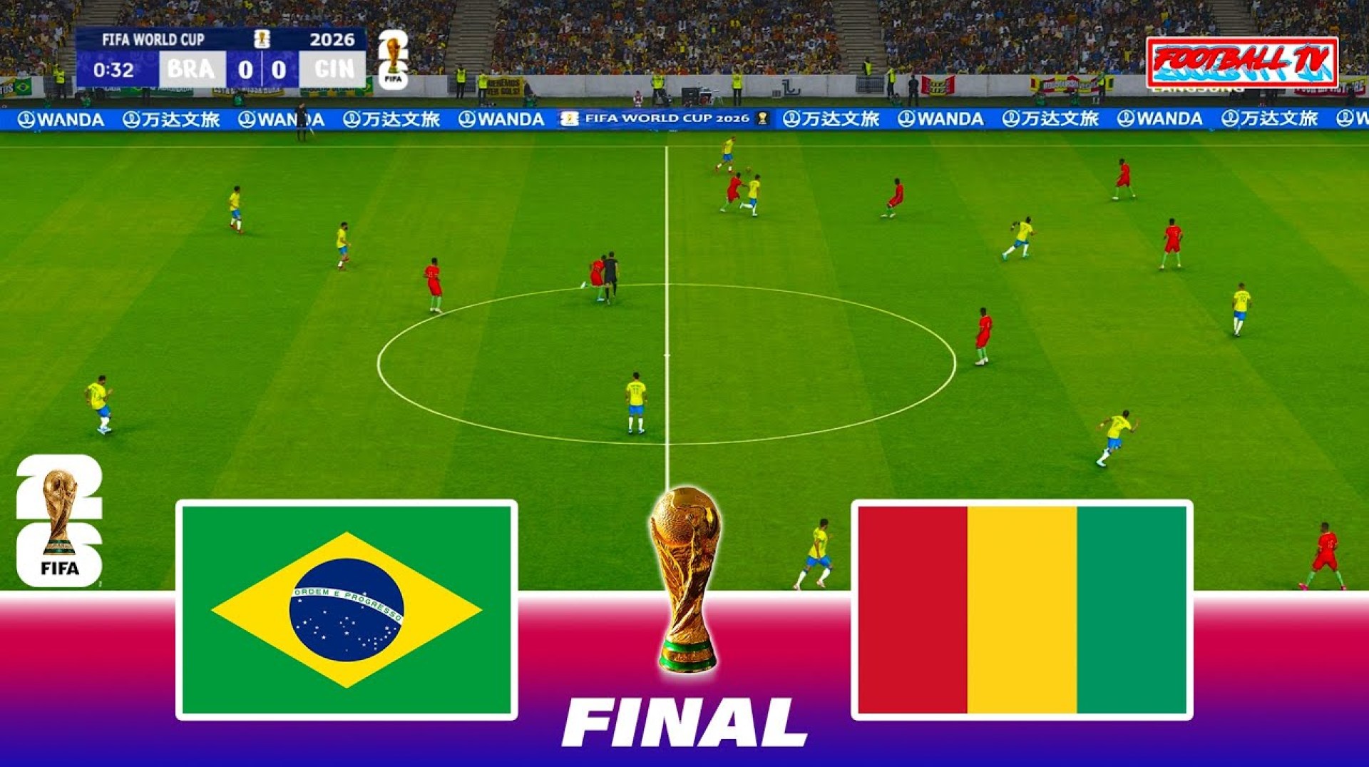 BRAZIL vs GUINEA – FIFA World Cup 2026 USA | Full Match All Goals | PES Gameplay PC BRAZIL vs GUINEA – FIFA World Cup 2026 USA | Full Match All Goals | PES Gameplay PC