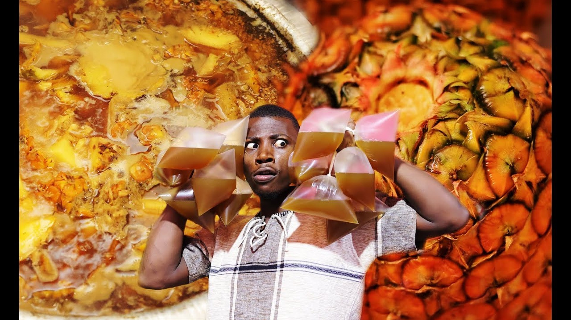 Ugandan pineapple juice Making / Munanansi / Ugandan Food Ugandan pineapple juice Making / Munanansi / Ugandan Food
