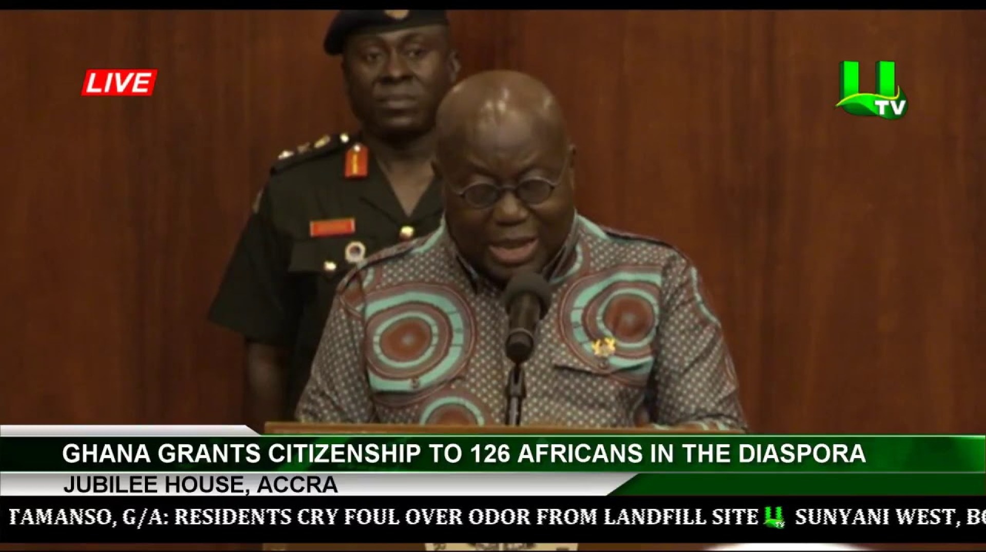 Jubilee House, Accra : Ghana Grants Citizenship To 126 Africans In The Diaspora Jubilee House, Accra : Ghana Grants Citizenship To 126 Africans In The Diaspora