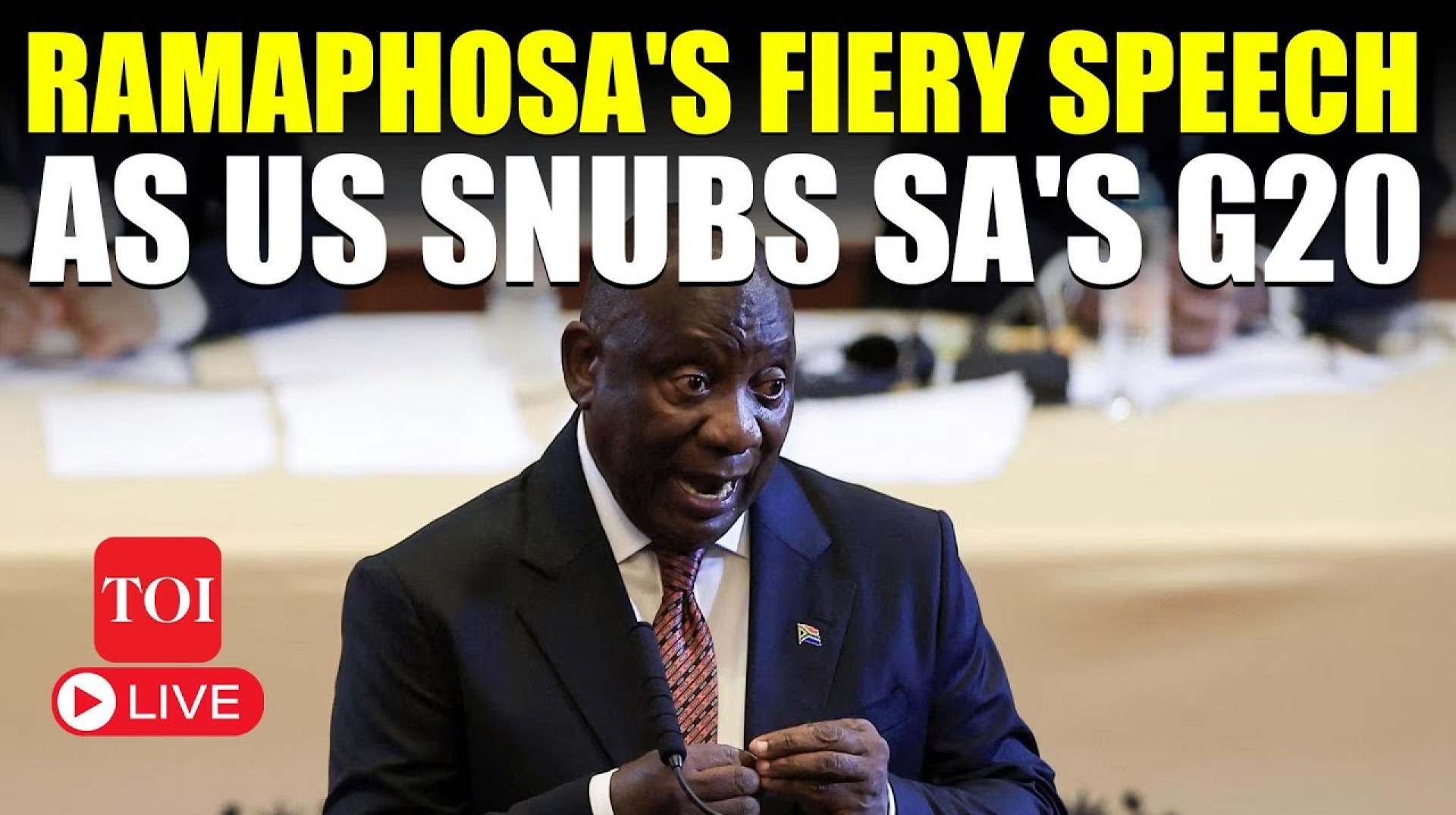 South Africa G20 LIVE | 'Rubio's Absence Not Boycott': Cyril Ramaphosa After US Skips Meeting South Africa G20 LIVE | 'Rubio's Absence Not Boycott': Cyril Ramaphosa After US Skips Meeting