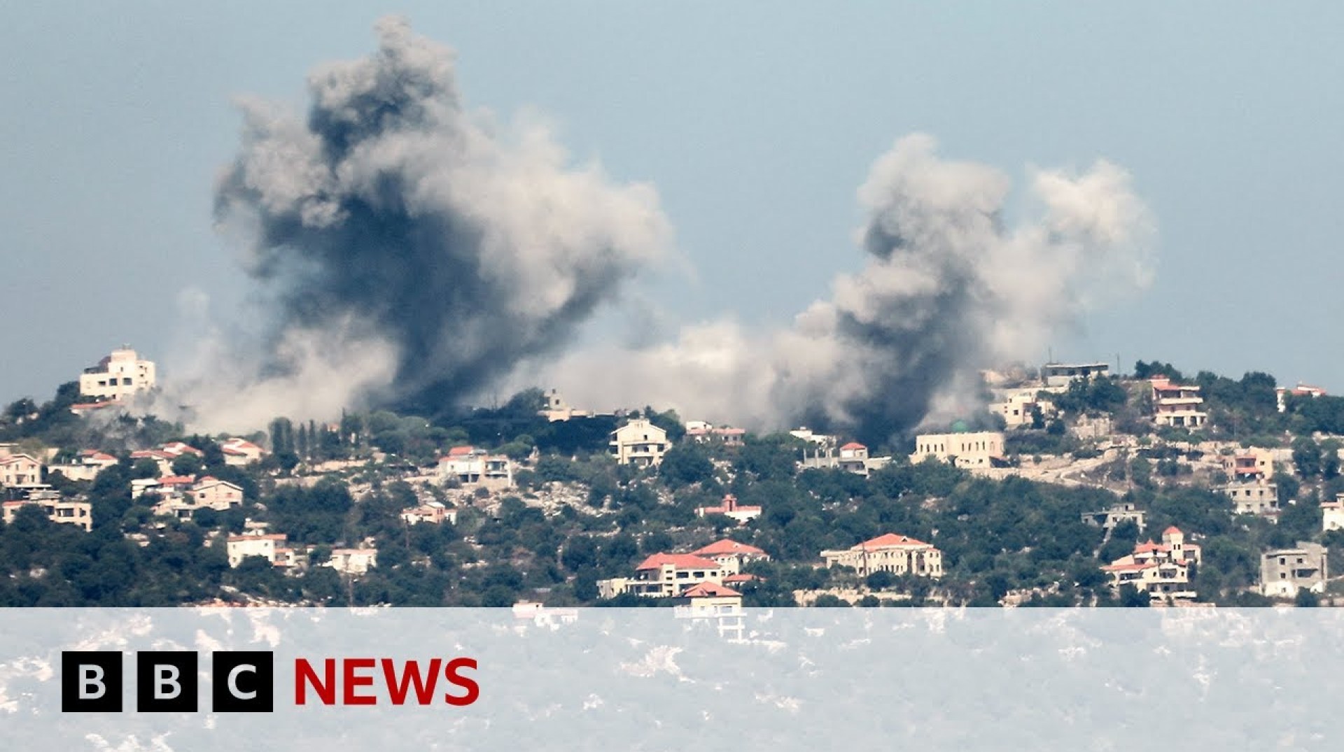 Israel carries out 'extensive' strikes in Lebanon as UK nationals told to leave | BBC News Israel carries out 'extensive' strikes in Lebanon as UK nationals told to leave | BBC News