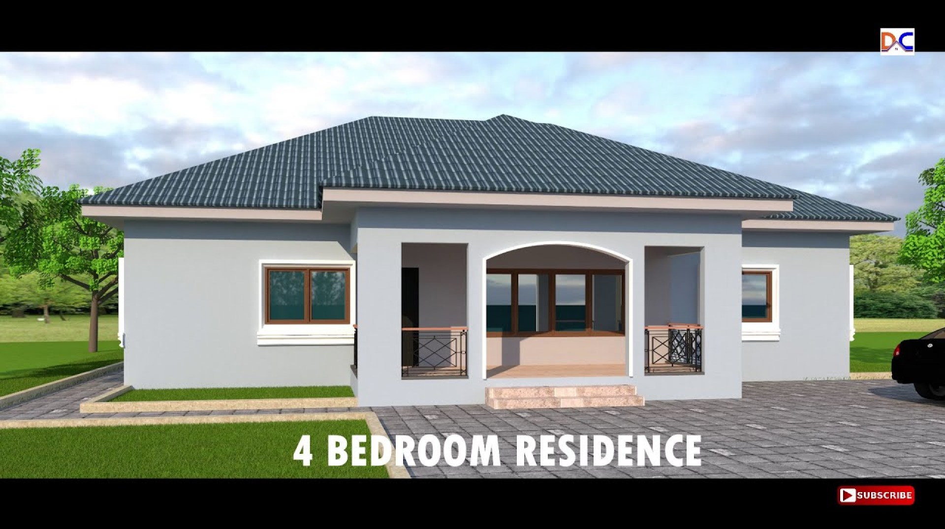 SMALL AND AFFORDABLE HOUSE DESIGN (4 BEDROOM RESIDENCE) SMALL AND AFFORDABLE HOUSE DESIGN (4 BEDROOM RESIDENCE)
