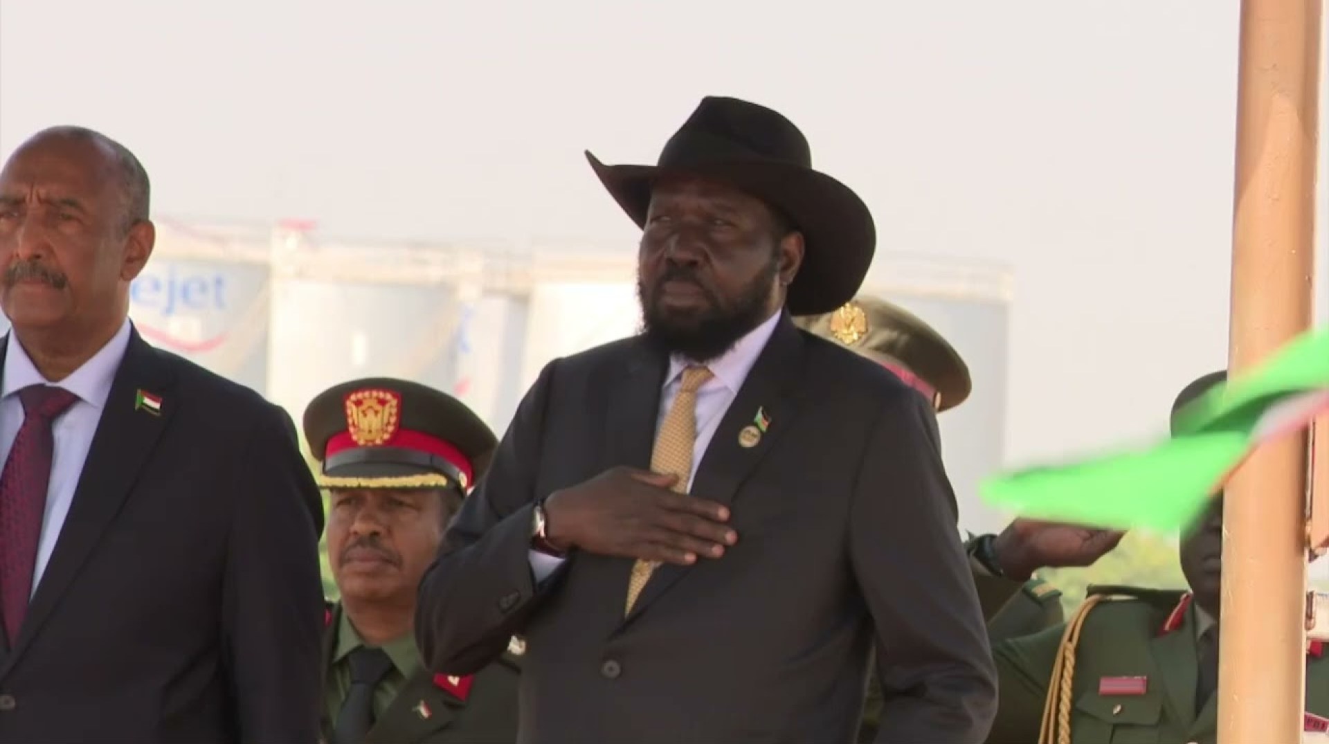 President Salva Kiir and the visiting Chairman of Sudan’s Sovereign Council, Abdel Fattah al-Burhan. President Salva Kiir and the visiting Chairman of Sudan’s Sovereign Council, Abdel Fattah al-Burhan.