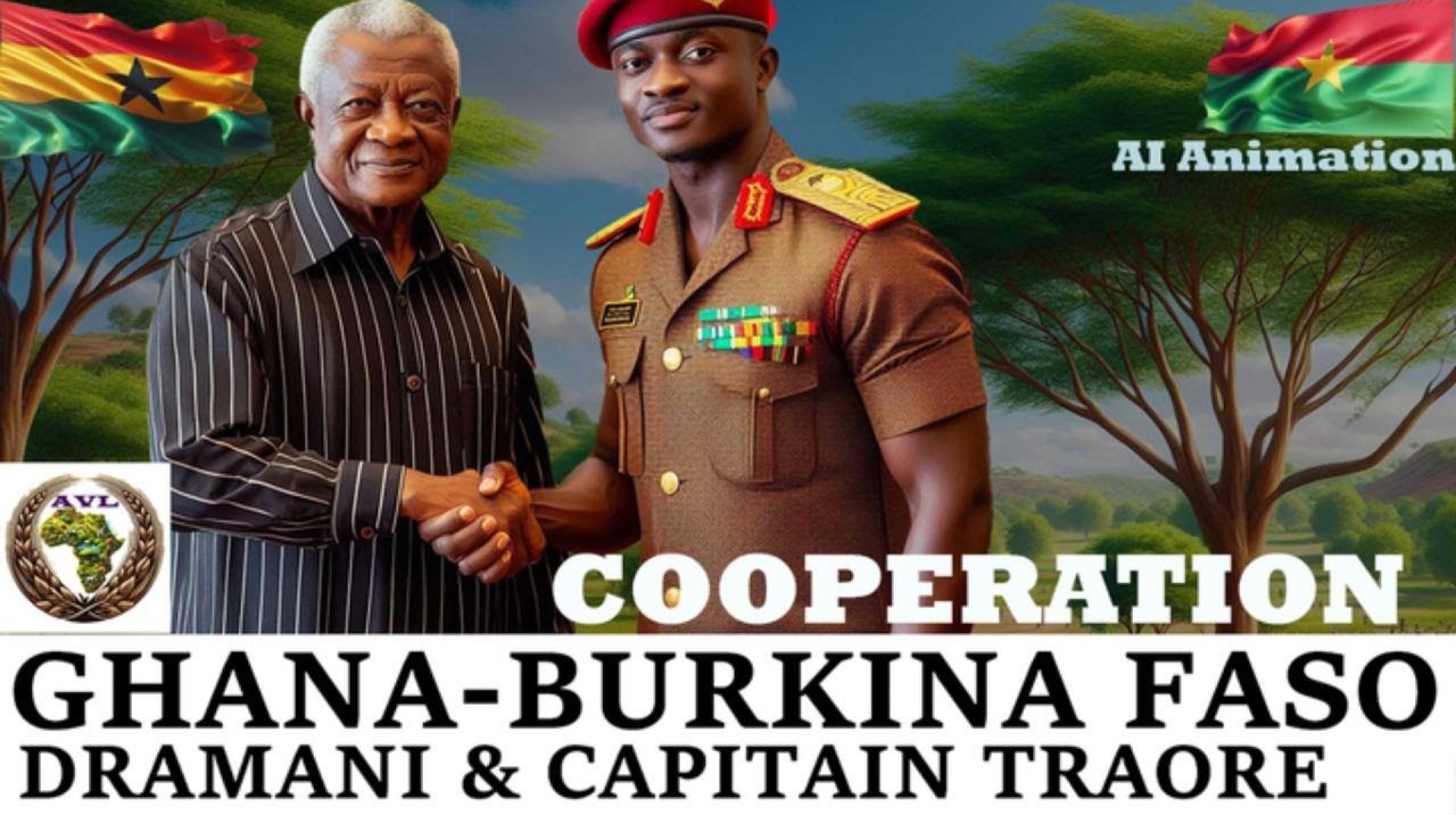 President Dramani's Visit to Burkina Faso | Strengthening Diplomatic Ties with President #Traoré #ai President Dramani's Visit to Burkina Faso | Strengthening Diplomatic Ties with President #Traoré #ai