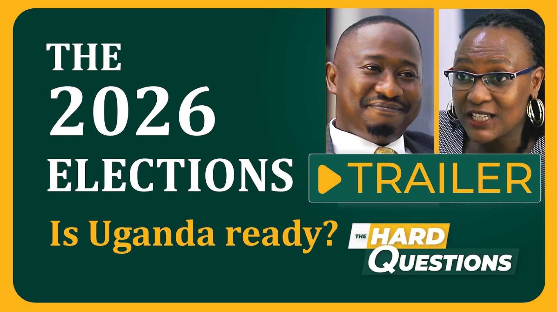 The 2026 elections – is Uganda ready? – Charity Ahimbisibwe on the Hard Questions show | Trailer The 2026 elections – is Uganda ready? – Charity Ahimbisibwe on the Hard Questions show | Trailer