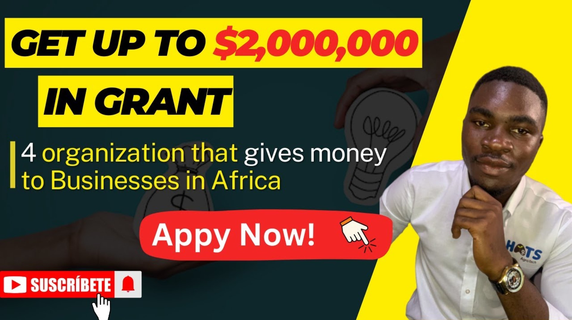 Apply for up to ,000,000 GRANT Free Money for African Businesses! No Payback! Apply Now Apply for up to ,000,000 GRANT Free Money for African Businesses! No Payback! Apply Now