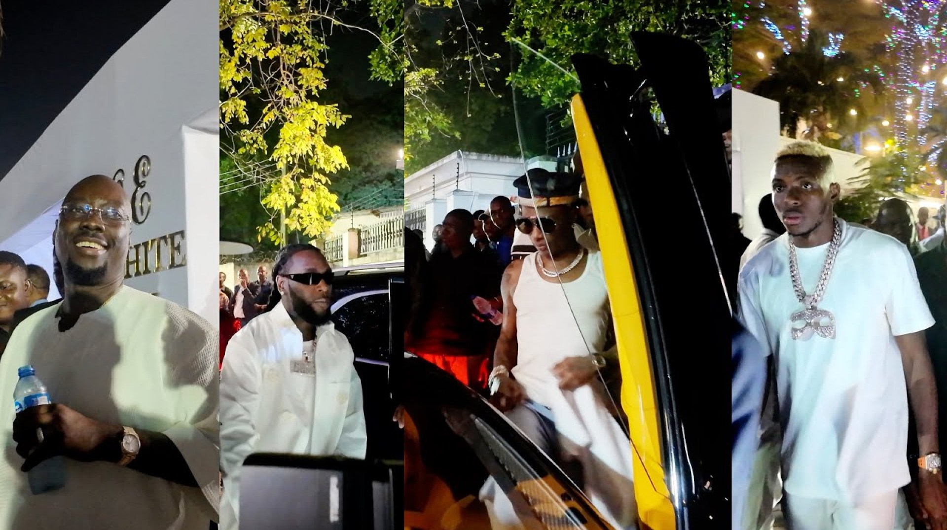Tony Elumelu's All White Party 2024 | Wizkid | Burna Boy | Davido | Victor Osimhen | Obi Cubana Tony Elumelu's All White Party 2024 | Wizkid | Burna Boy | Davido | Victor Osimhen | Obi Cubana