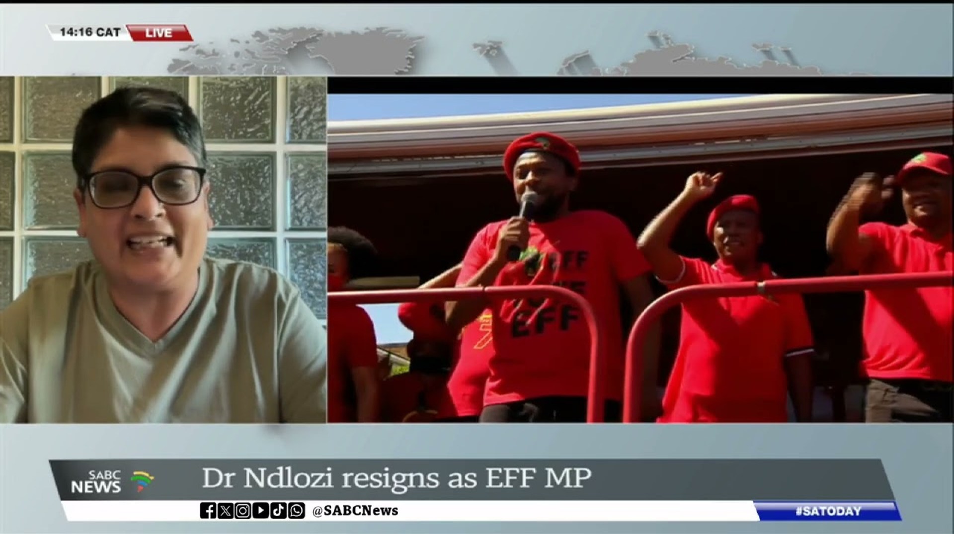 'Dr Mbuyiseni Ndlozi's resignation as EFF MP doesn't come as much of a surprise': Sanusha Naidu 'Dr Mbuyiseni Ndlozi's resignation as EFF MP doesn't come as much of a surprise': Sanusha Naidu