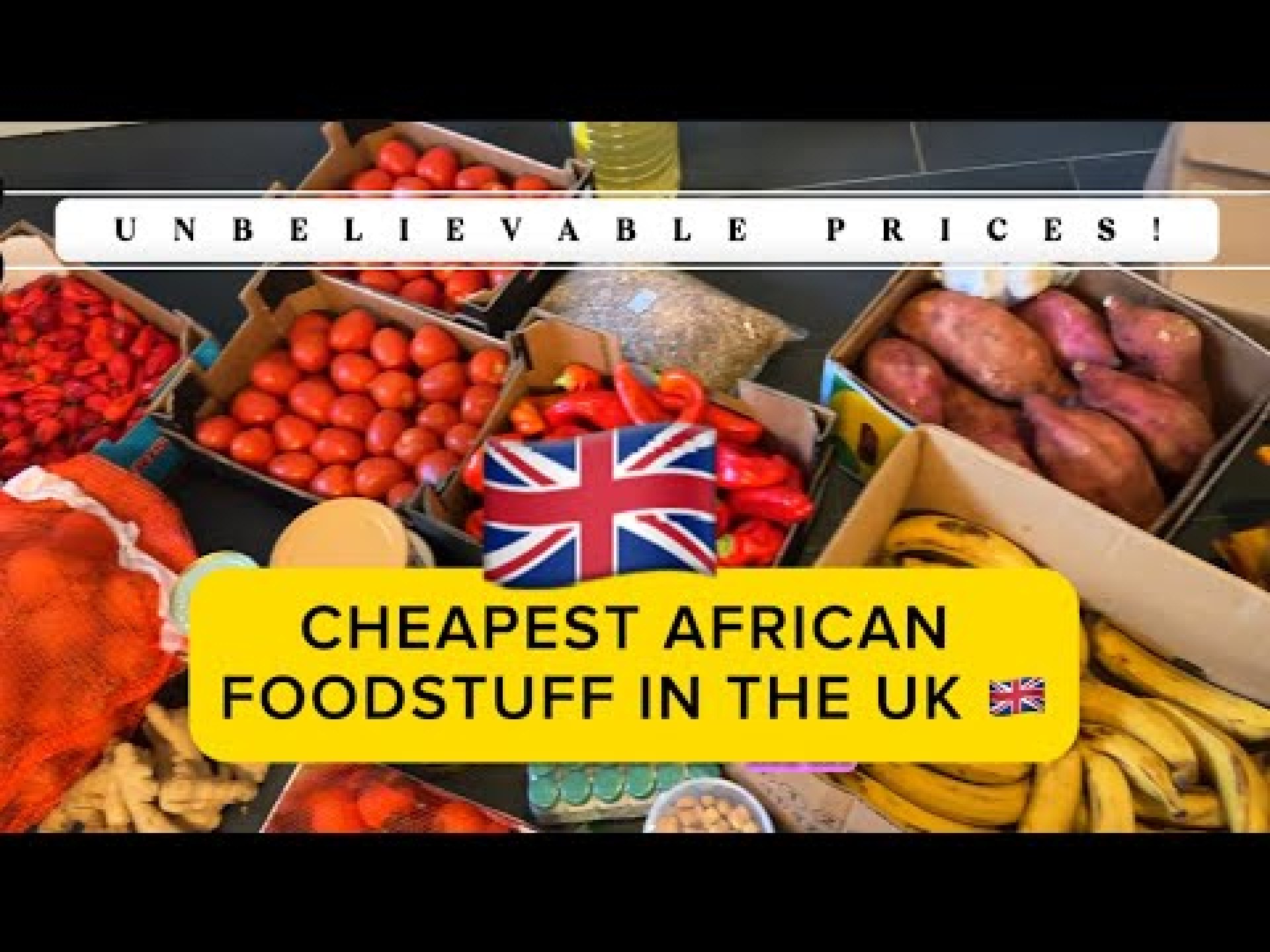 CHEAPEST PLACE TO BUY AFRICAN FOODSTUFFS IN UK / BIGGEST MARKET IN THE UK CHEAPEST PLACE TO BUY AFRICAN FOODSTUFFS IN UK / BIGGEST MARKET IN THE UK