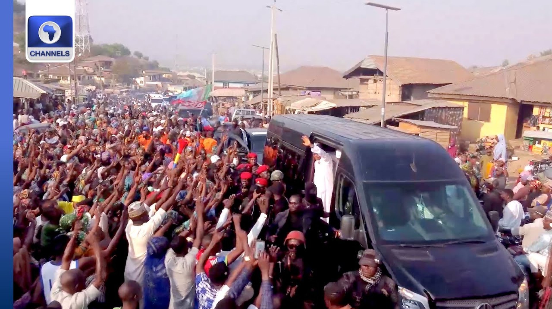 Jubilation As Yahaya Bello Arrives Kogi For New Year Celebration Jubilation As Yahaya Bello Arrives Kogi For New Year Celebration