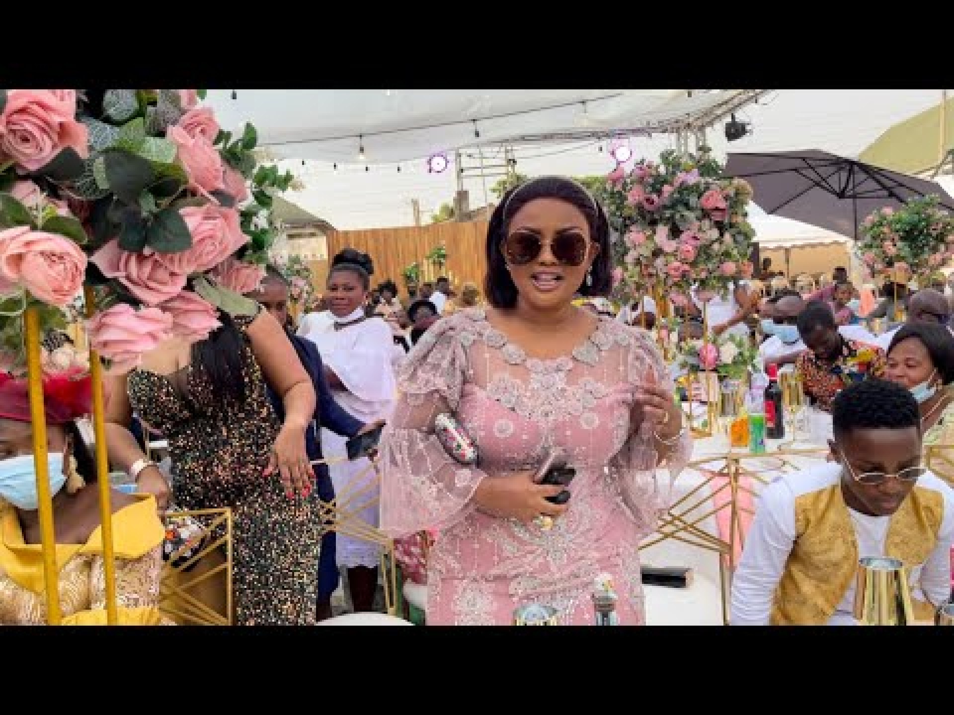 Nana Ama Mcbrown Steals Show At Wedding Nana Ama Mcbrown Steals Show At Wedding