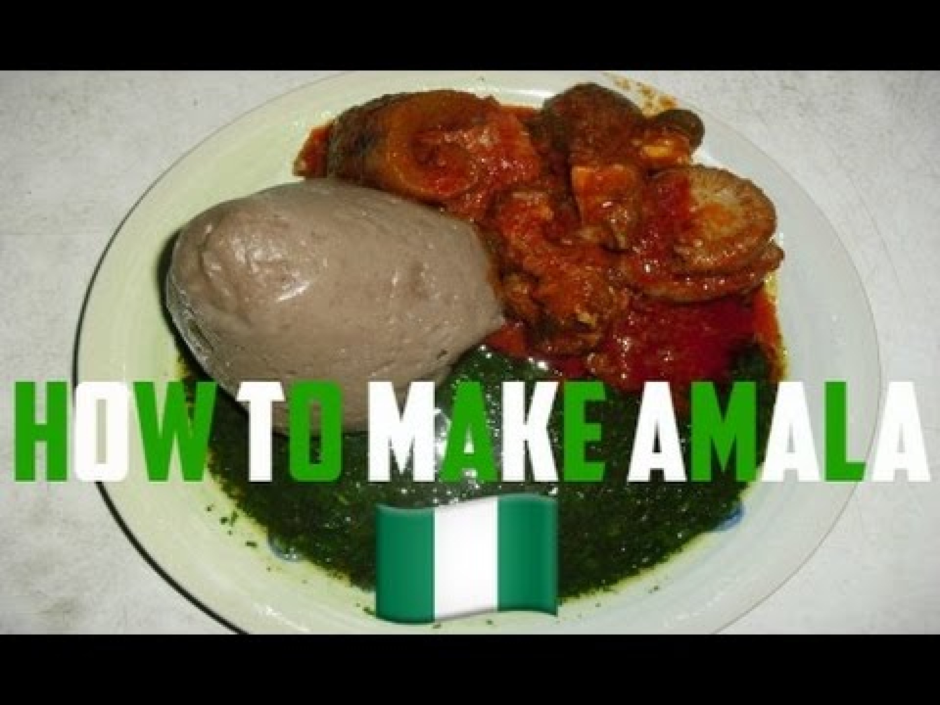 How to Make Amala | Nigerian Recipes How to Make Amala | Nigerian Recipes