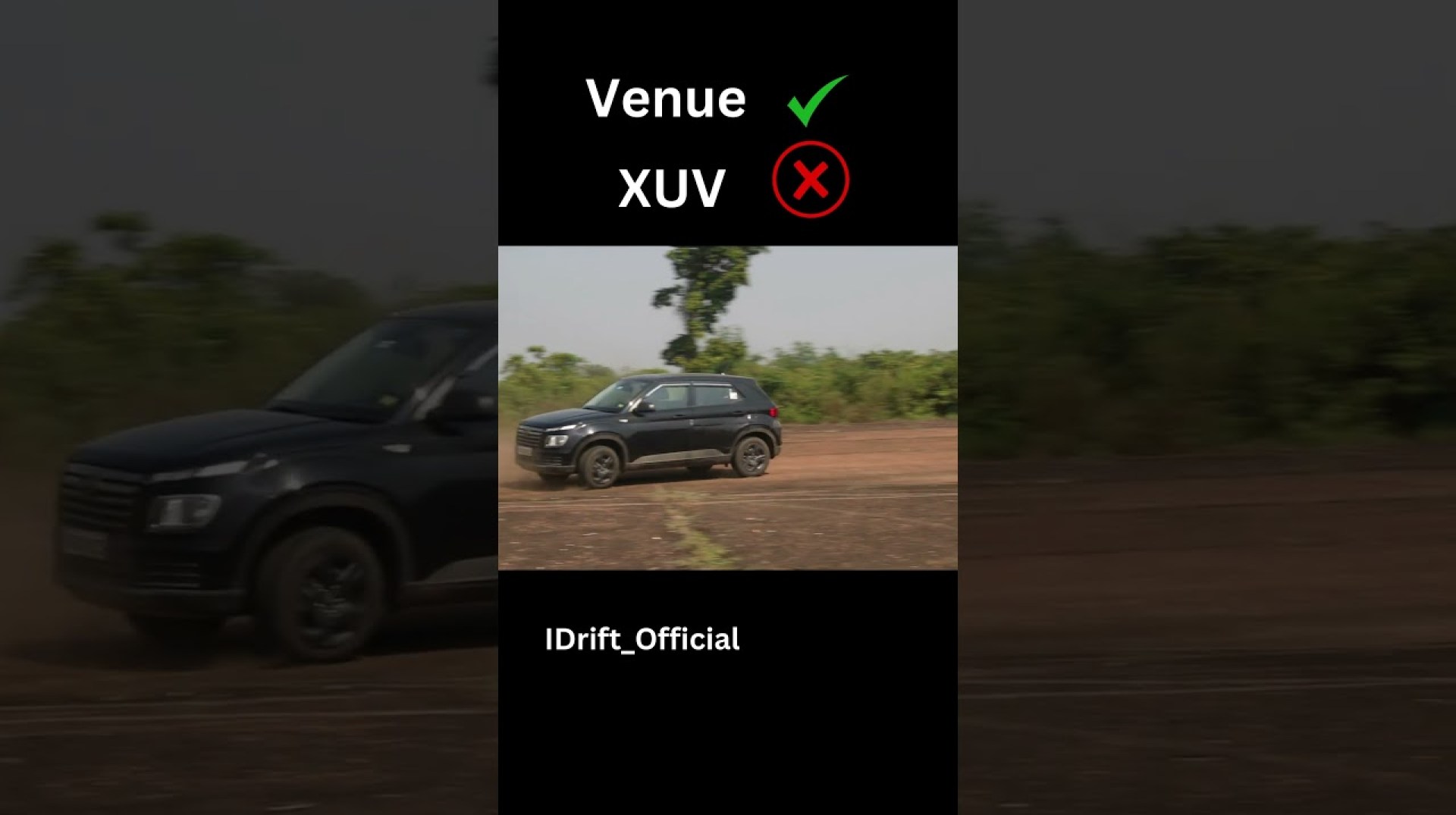 Mahindra xux300 vs Hyundai venue 360 test #hyundai #mahindra #xuv Mahindra xux300 vs Hyundai venue 360 test #hyundai #mahindra #xuv
