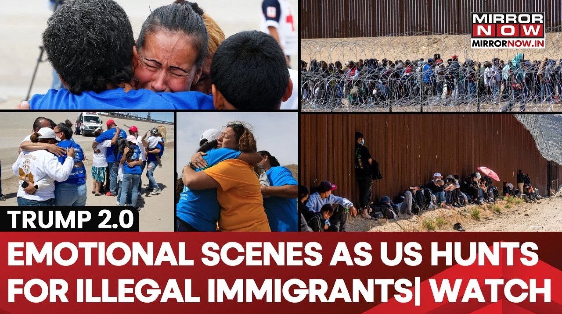 Trump's Deportation Order: Crackdown On Illegal Immigrants Begin; Emotional Scene At Border| Watch Trump's Deportation Order: Crackdown On Illegal Immigrants Begin; Emotional Scene At Border| Watch
