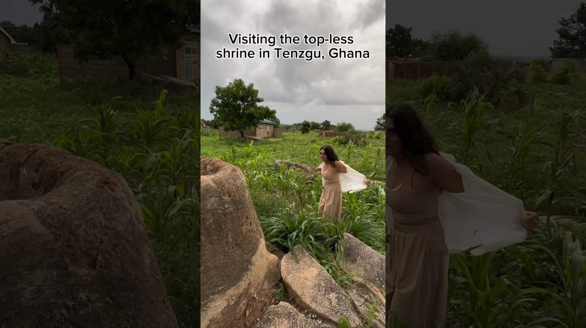 You MUST take off your shirt to enter this shrine in Ghana #ghananews#worldtravel#westafrica#ghana You MUST take off your shirt to enter this shrine in Ghana #ghananews#worldtravel#westafrica#ghana