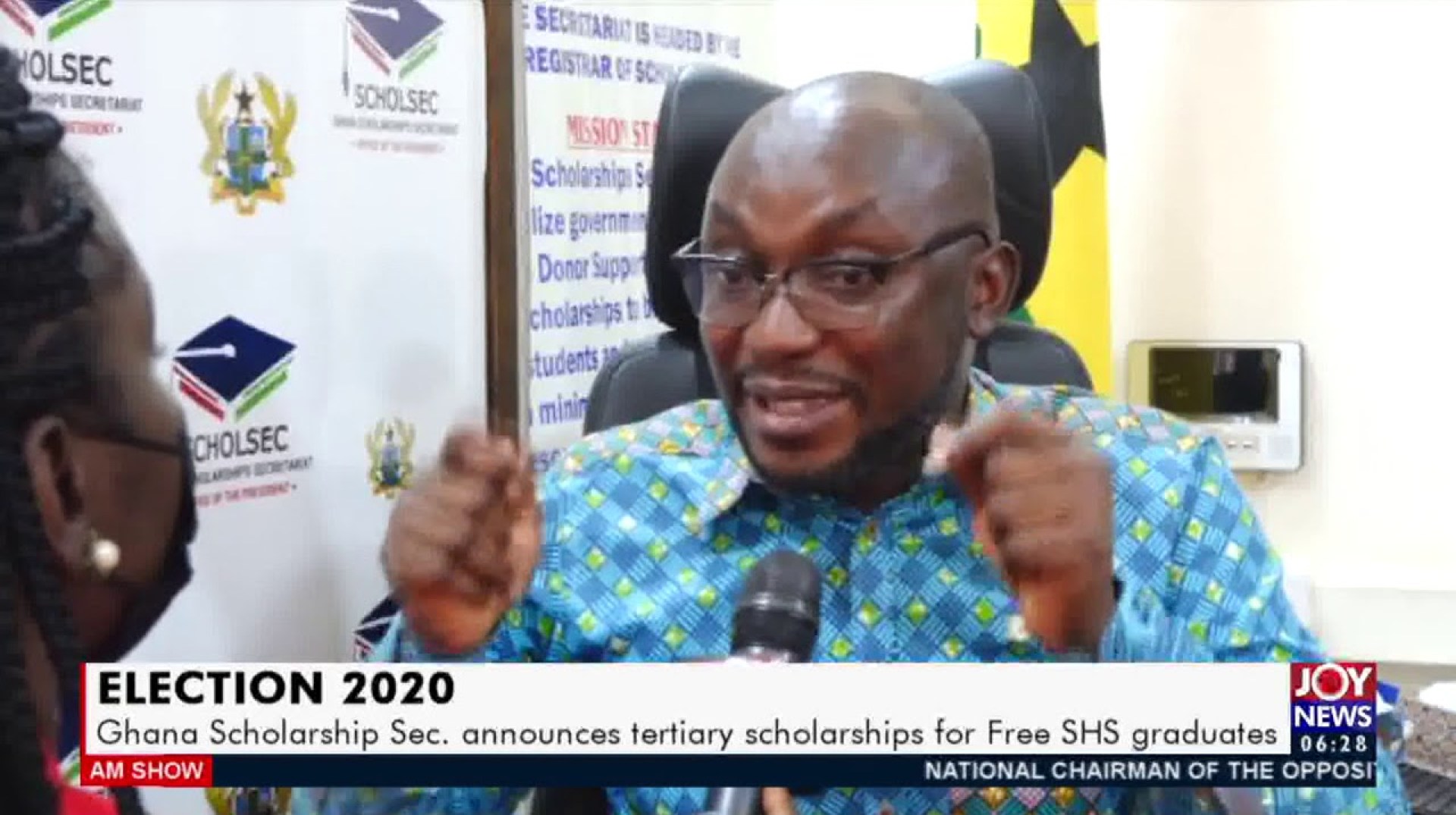 Ghana Scholarship Sec. announces tertiary scholarships for Free SHS graduates – AM News (1-12-20) Ghana Scholarship Sec. announces tertiary scholarships for Free SHS graduates – AM News (1-12-20)
