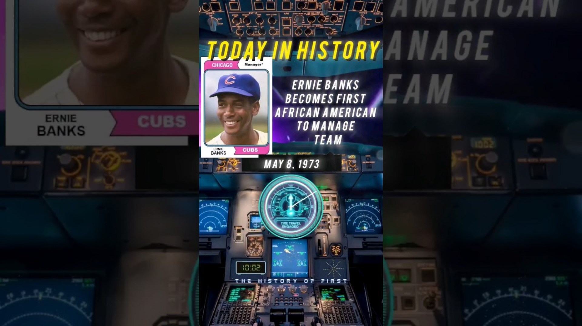 Ernie Banks Becomes First African American To Manage MLB Team Ernie Banks Becomes First African American To Manage MLB Team