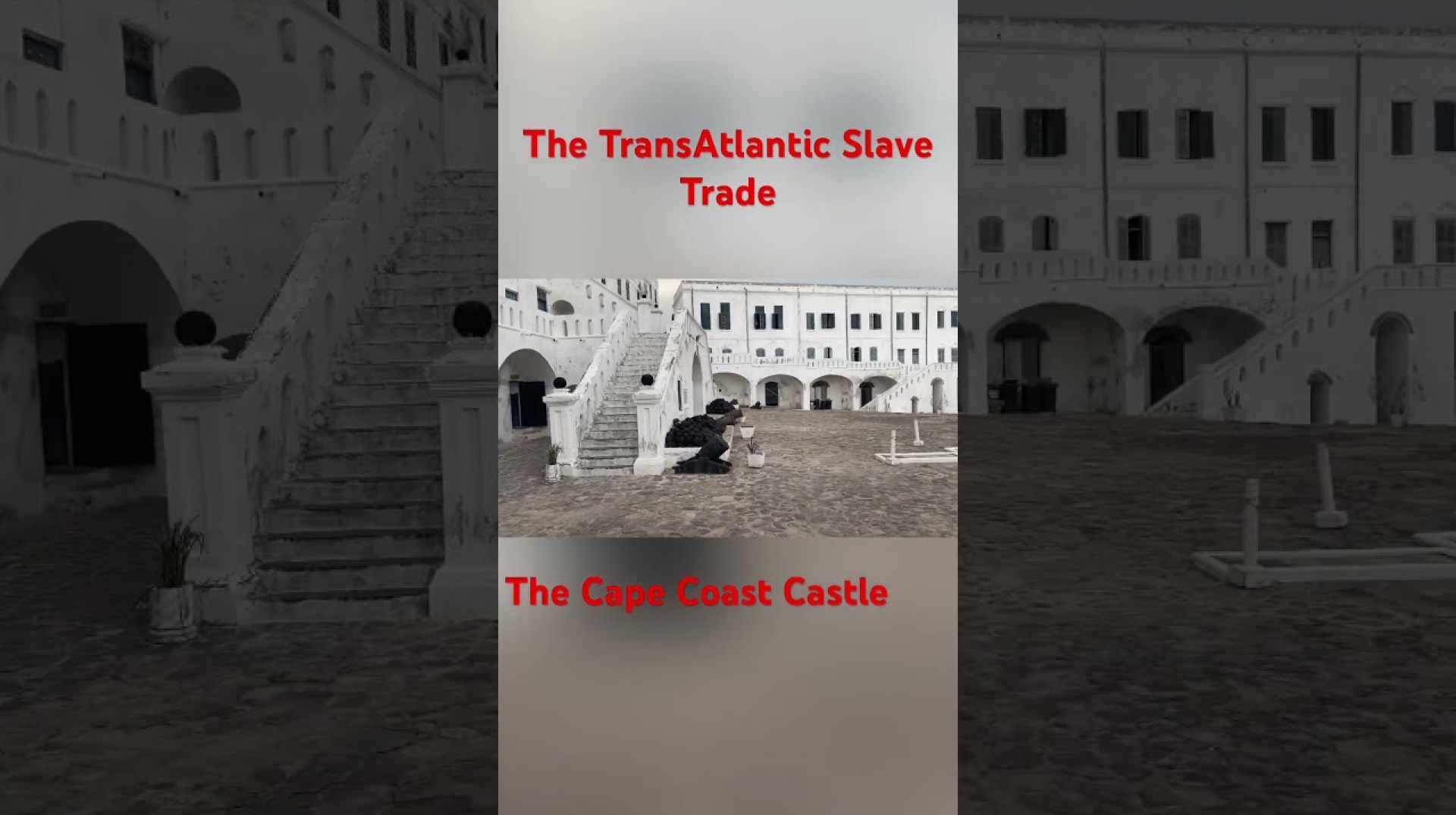 The Cape Coast Castle // Transatlantic Slave Trade #shorts #capecoast #ghana #viral The Cape Coast Castle // Transatlantic Slave Trade #shorts #capecoast #ghana #viral