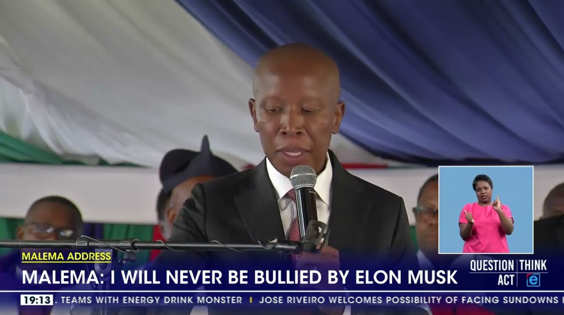 Julius Malema: I'll never be bullied by Elon Musk or Donald Trump Julius Malema: I'll never be bullied by Elon Musk or Donald Trump