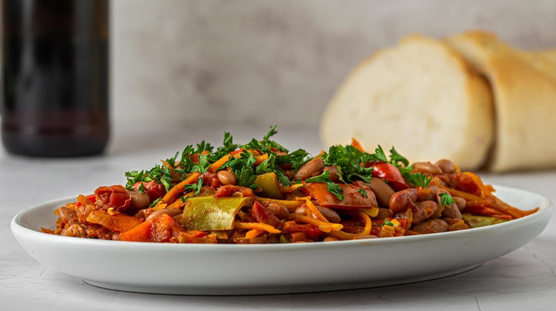 South African Chakalaka – Kidney Bean Relish with Bell Pepper and Tomato – Vegan Recipe South African Chakalaka – Kidney Bean Relish with Bell Pepper and Tomato – Vegan Recipe