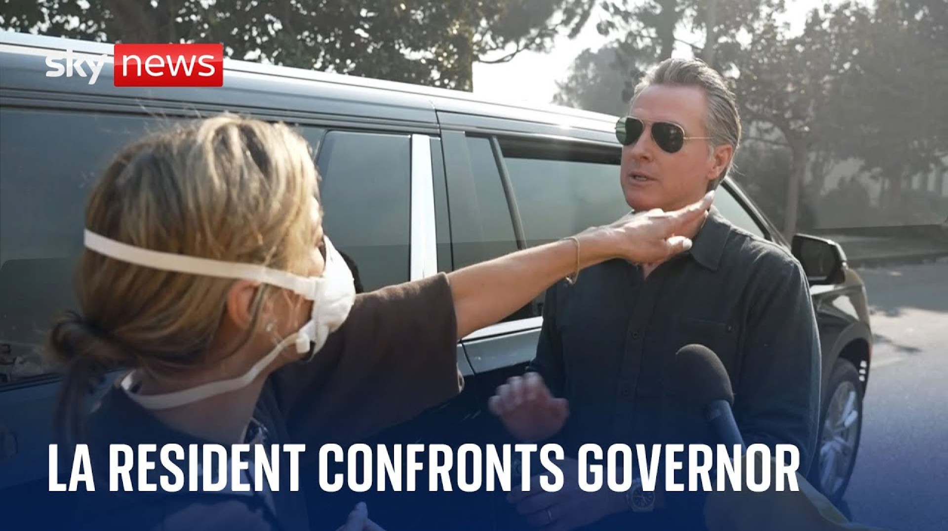 California wildfires: Angry resident challenges California governor over disaster response California wildfires: Angry resident challenges California governor over disaster response