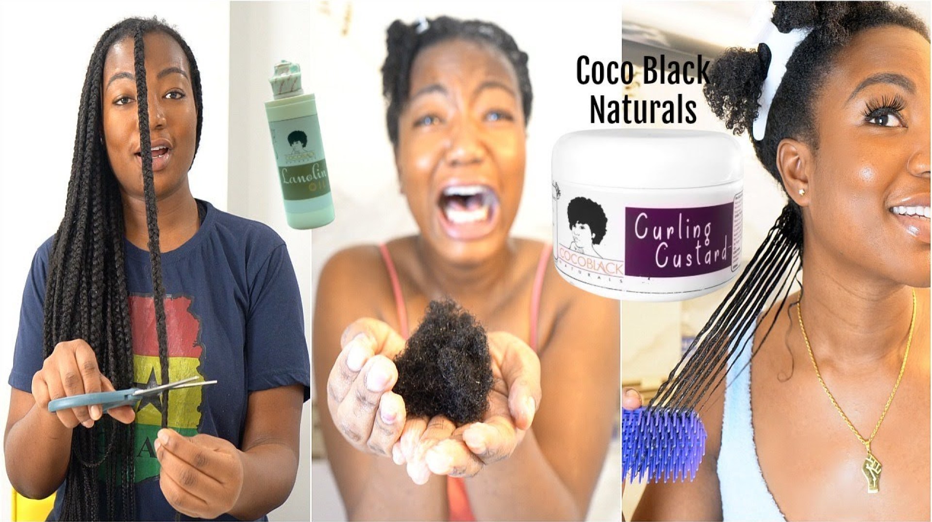 Taking Out 6-Week Old Braids & Trying Ghana's Hair Products Taking Out 6-Week Old Braids & Trying Ghana's Hair Products
