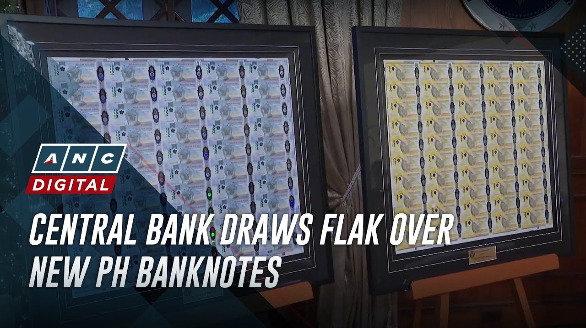 Central bank draws flak over new PH banknotes | ANC Central bank draws flak over new PH banknotes | ANC