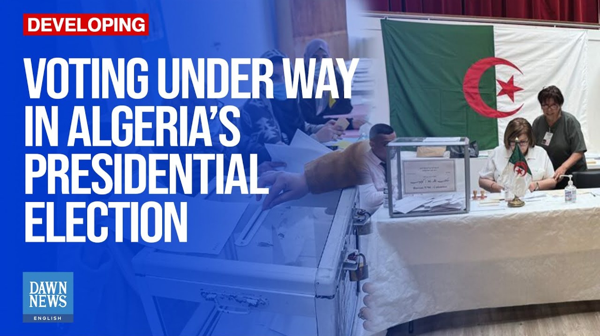 Voting Under Way in Algeria’s Presidential Election | Dawn News English Voting Under Way in Algeria’s Presidential Election | Dawn News English