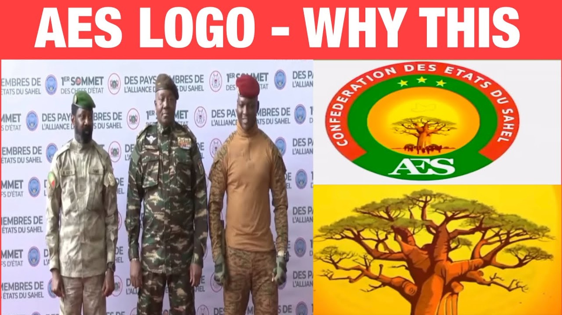 AES-Niger-Mali-Burkina Faso:The Meaning Behind This BEAUTIFUL Logo #africa #news AES-Niger-Mali-Burkina Faso:The Meaning Behind This BEAUTIFUL Logo #africa #news