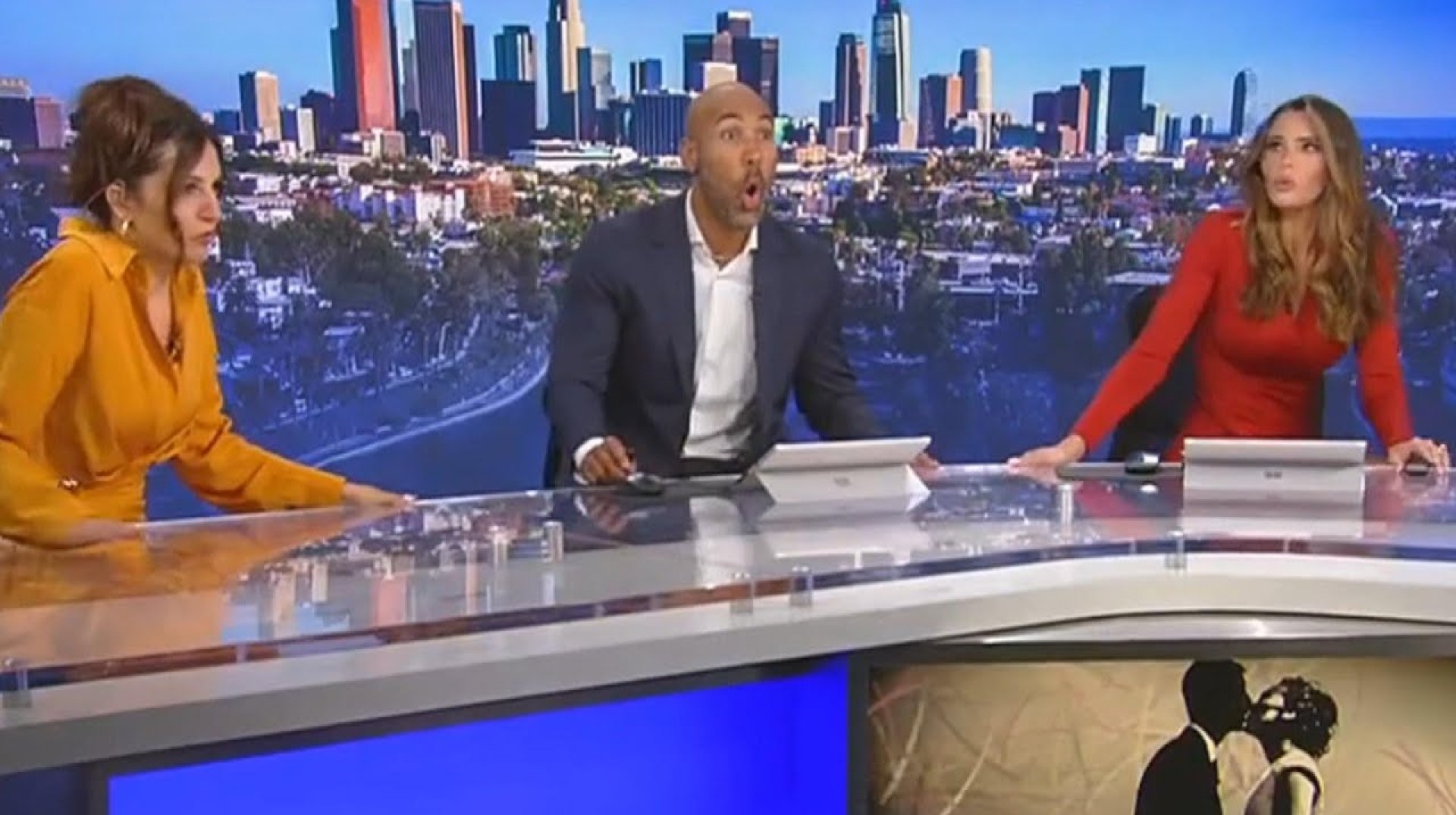TV Anchors Freak Out as Earthquake Rattles Los Angeles TV Anchors Freak Out as Earthquake Rattles Los Angeles