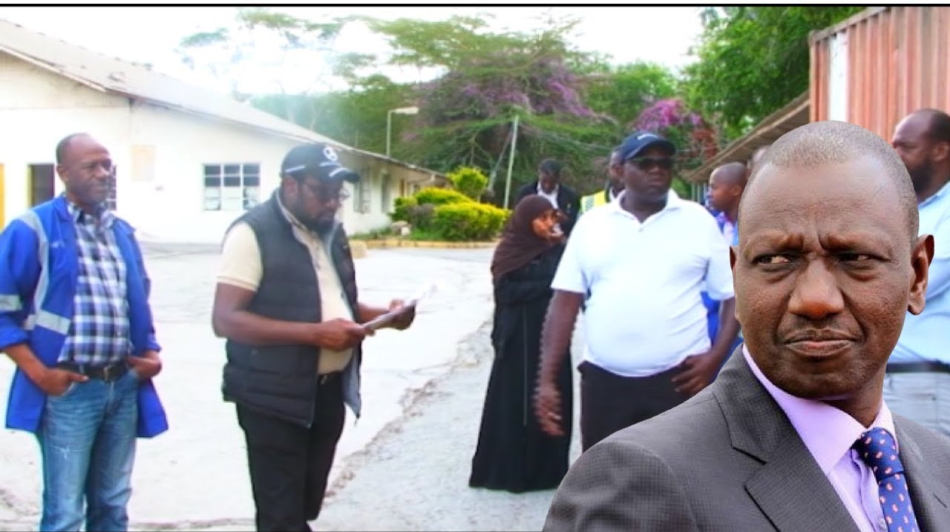 RUTO SHOCKED AS EAST AFRICA PORTLANDS CEMENT WORKERS PROTEST HIS NEW APPOINTMENT RUTO SHOCKED AS EAST AFRICA PORTLANDS CEMENT WORKERS PROTEST HIS NEW APPOINTMENT