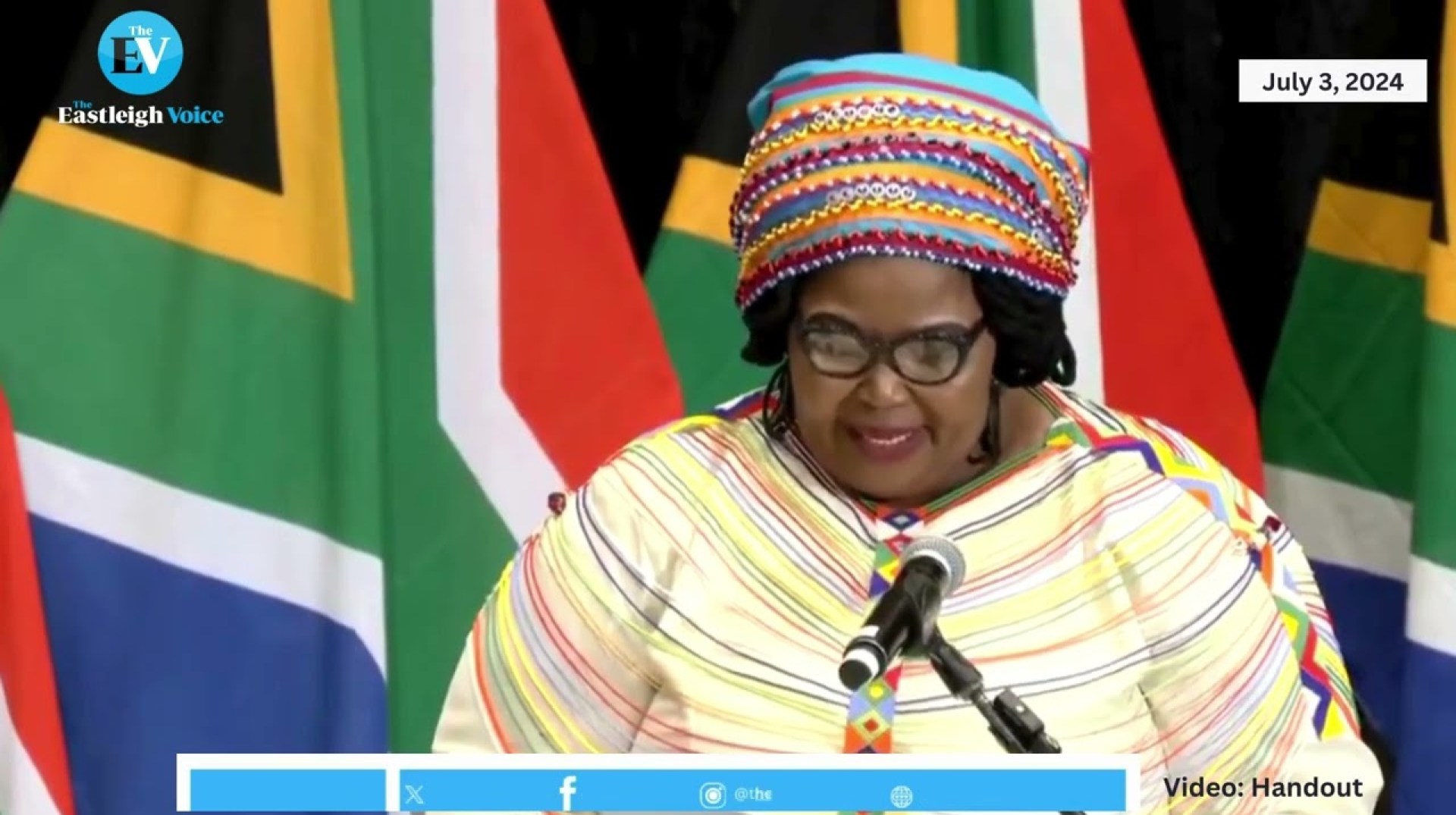 South African Parliament erupts in laughter as Minister Majodina struggle to say “conscientiously” South African Parliament erupts in laughter as Minister Majodina struggle to say “conscientiously”